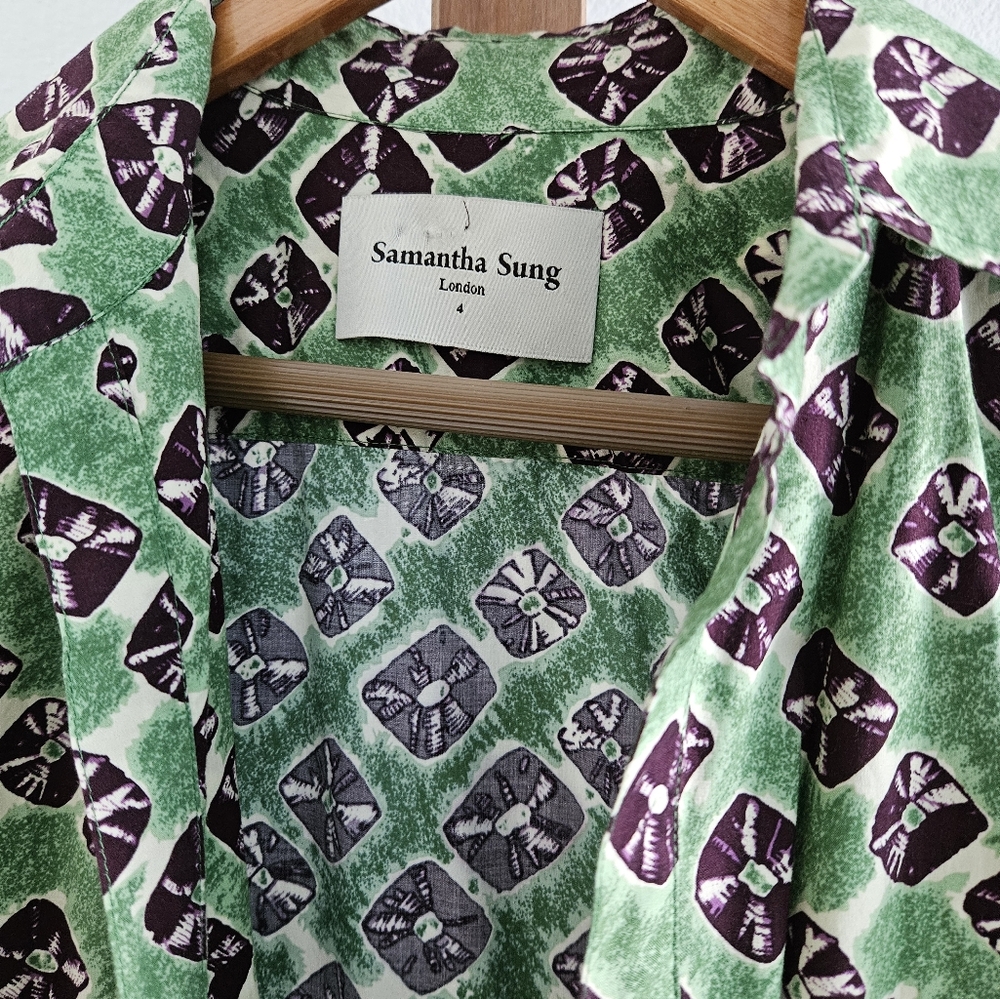 Samantha Sung Green Dress